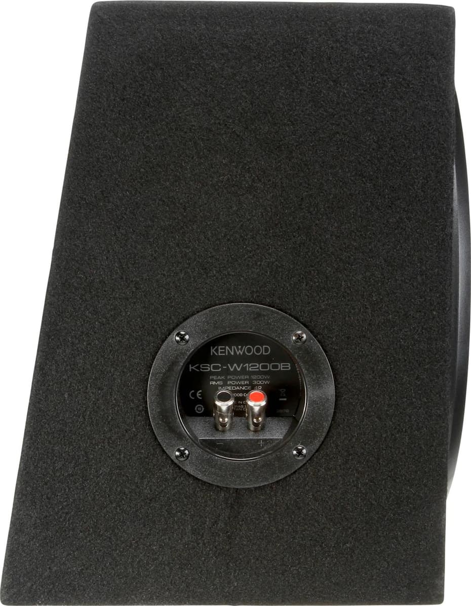 Kenwood KSC-W1200B Subwoofer Αυτοκινήτου 12" 300W RMS με Κούτα KSC-W1200B 3