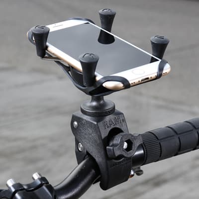 RAM Mount Βάση Κινητού Μοτοσυκλέτας με Ρυθμιζόμενο Βραχίονα 5.5-6" για το Τιμόνι RAM-HOL-UN7-400 4