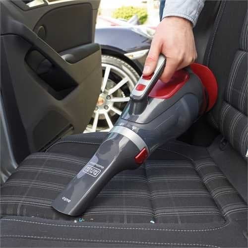 Black & Decker Σκουπάκι Αυτοκινήτου με Καλώδιο Αναπτήρα 12V 12W Gray, Red ADV1200 5