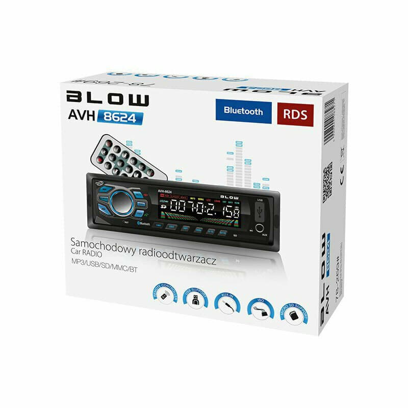 Blow AVH-8624 Ραδιόφωνο Αυτοκινήτου 1 DIN (Bluetooth/USB) 78-269# 4