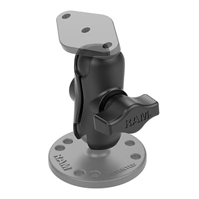 RAM Mount Βραχίονας για Βάση Κινητού Μοτοσυκλέτας 6cm RAM-B-201U-A 4