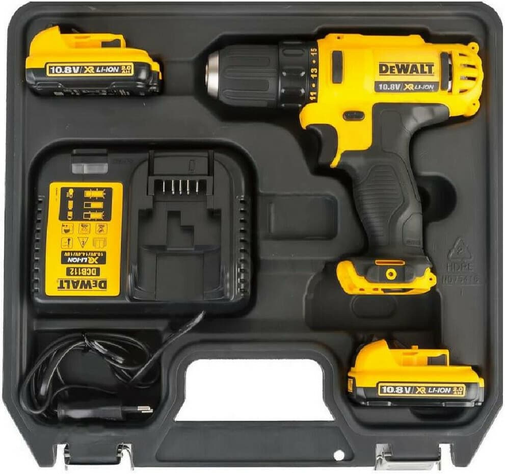 DEWALT DCD710D2 Δραπανοκατσάβιδο Μπαταρίας 10.8V 2x2Ah 10