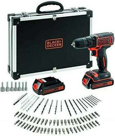 Black & Decker BDCDC18BAFC Δραπανοκατσάβιδο Μπαταρίας 18V 2x1.5Ah 6