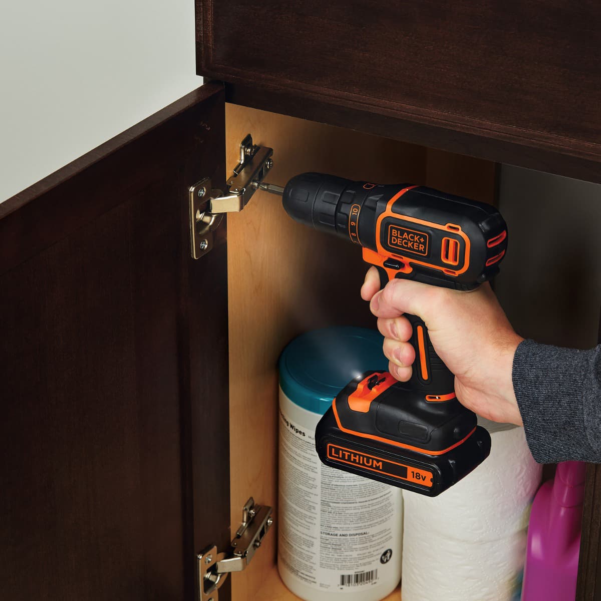 Black & Decker BDCDC18B Δραπανοκατσάβιδο Μπαταρίας 18V 1x1.5Ah 3