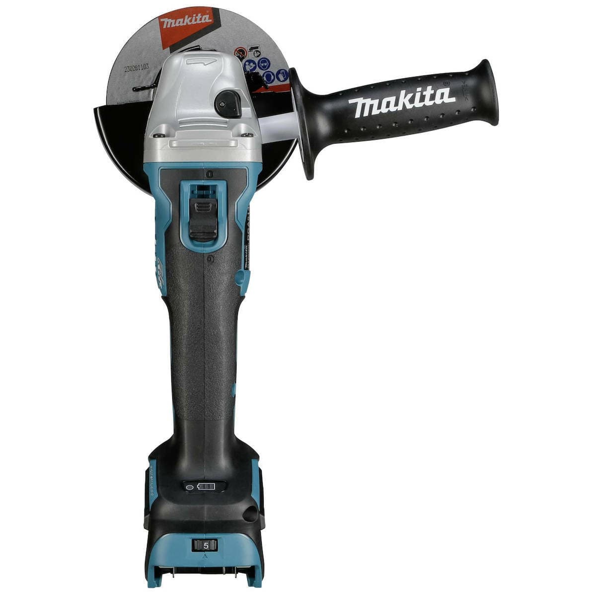Makita DGA511Z Τροχός 125mm Μπαταρίας Brushless με Ρύθμιση Στροφών 18V Solo 2
