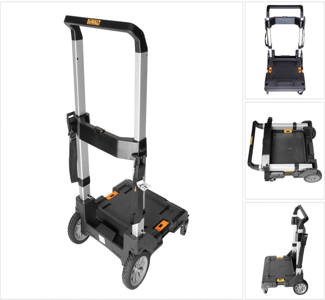 DEWALT Καρότσι Μεταφοράς Πτυσσόμενο για Φορτίο Βάρους έως 100kg σε Μαύρο Χρώμα DWST1-71196 5