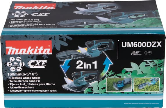 Makita UM600DZX Μπορντουροψάλιδο Μπαταρίας 12V Solo με Μήκος Λάμας 16cm 6