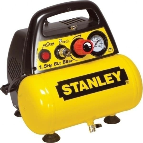 Stanley Μονοφασικό Κομπρεσέρ Αέρος 97dB με Ισχύ 1.47hp και Αεροφυλάκιο 6lt 4