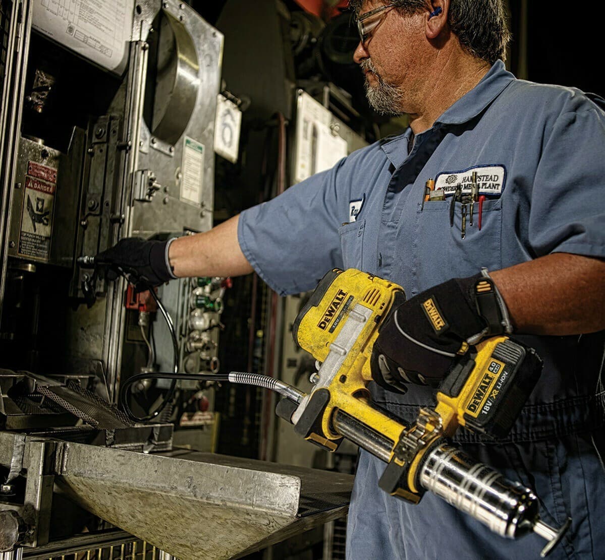 DEWALT DCGG571M1 Ηλεκτρικό Πιστόλι Γράσου Μπαταρίας Λιθίου 20V 1x4Ah με Θήκη 5