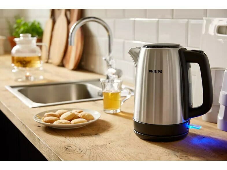 Philips Daily Collection Βραστήρας 1.7lt 2200W Ασημί 4