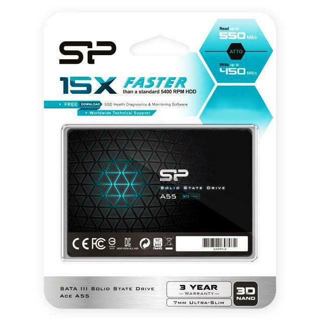 Silicon Power Ace A55 SSD 1TB τύπου 2.5'' με σύνδεση SATA III SP001TBSS3A55S25 5
