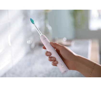 Philips Sonicare 3100 Ηλεκτρική Οδοντόβουρτσα με Χρονομετρητή και Αισθητήρα Πίεσης Sugar Rose