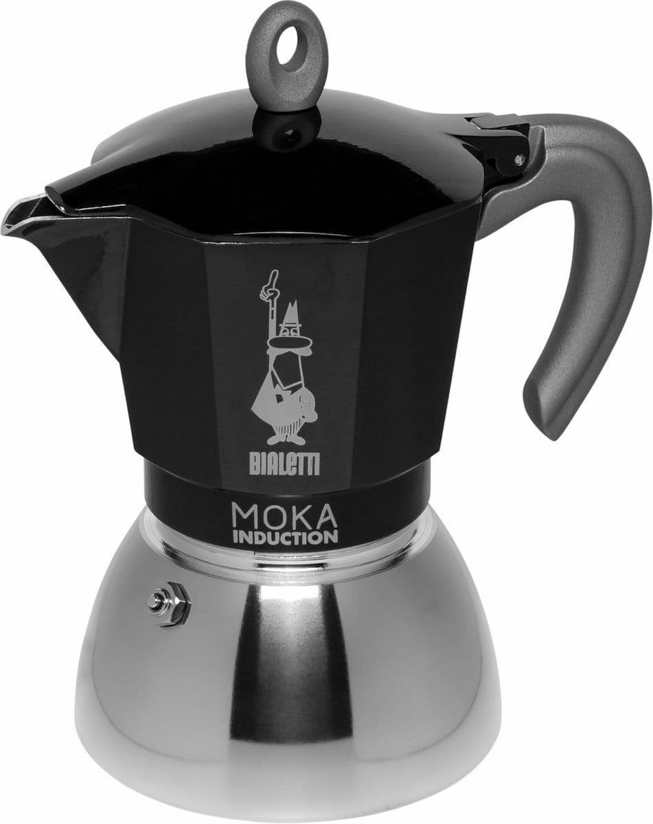 Bialetti Moka Induction 0.3L Μπρίκι Espresso 6cups Μαύρο 0006936/NP 2