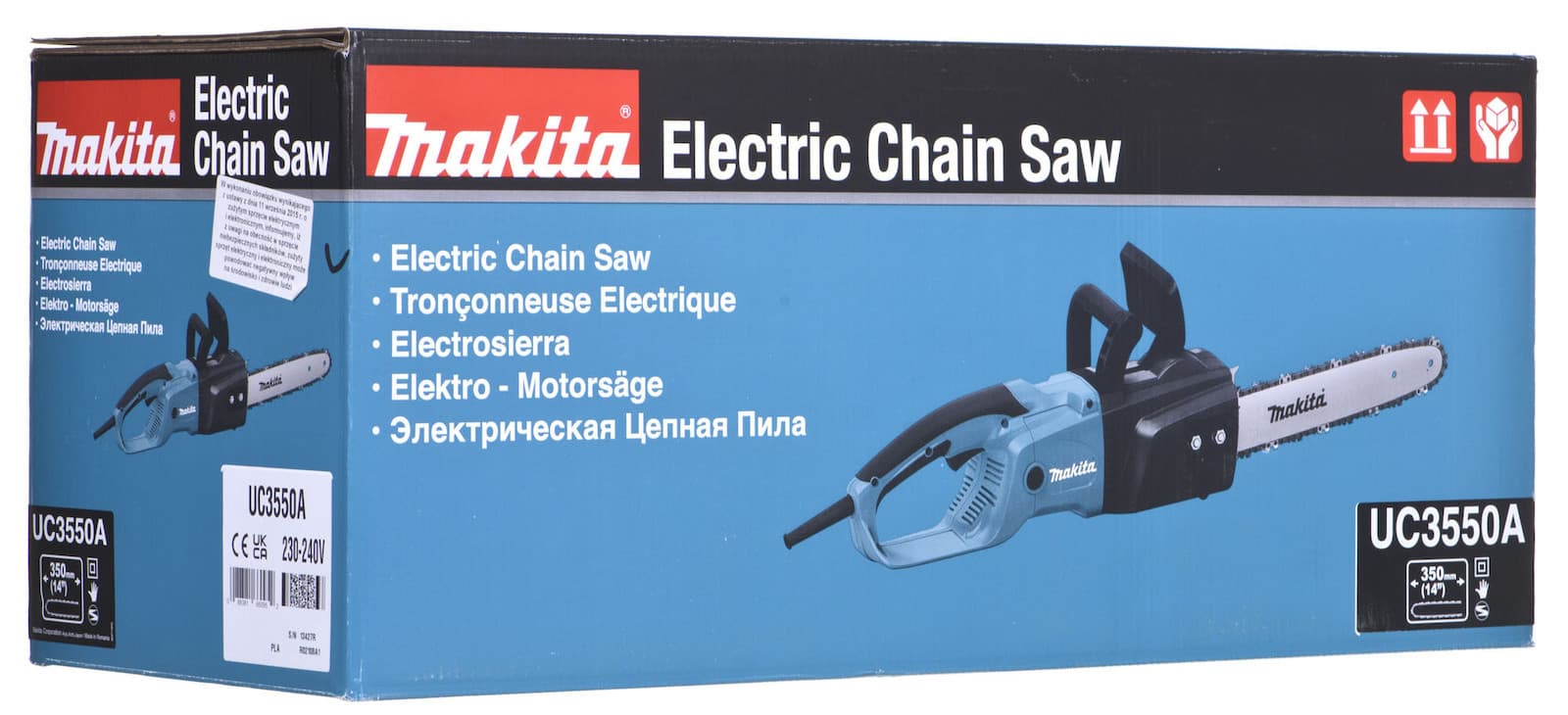 Makita Ηλεκτρικό Αλυσοπρίονο 5.5kg με Λάμα Carving 35cm UC3550A 2