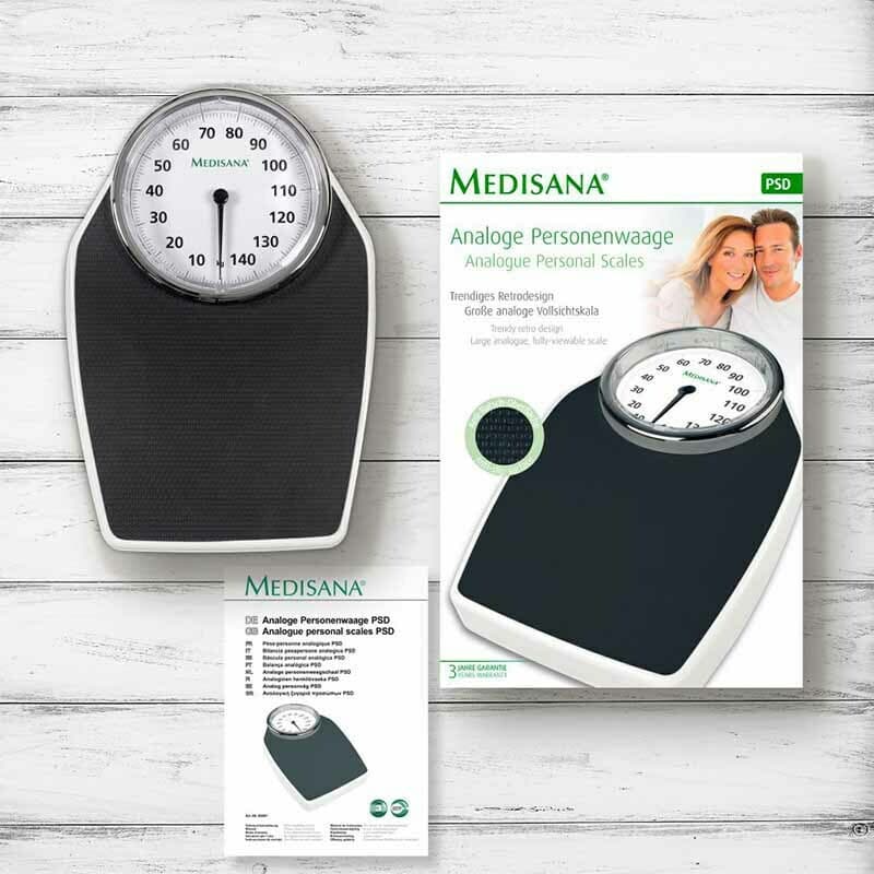 Medisana PSD Αναλογική Ζυγαριά 150kg Μαύρη 6