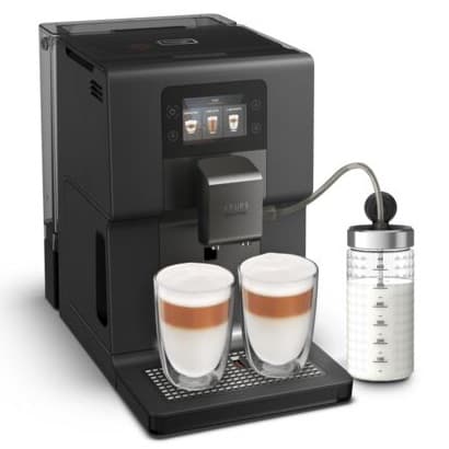Krups Intuition Preference+ Αυτόματη Μηχανή Espresso 1450W Πίεσης 15bar με Μύλο Άλεσης Μαύρη EA875U10 4