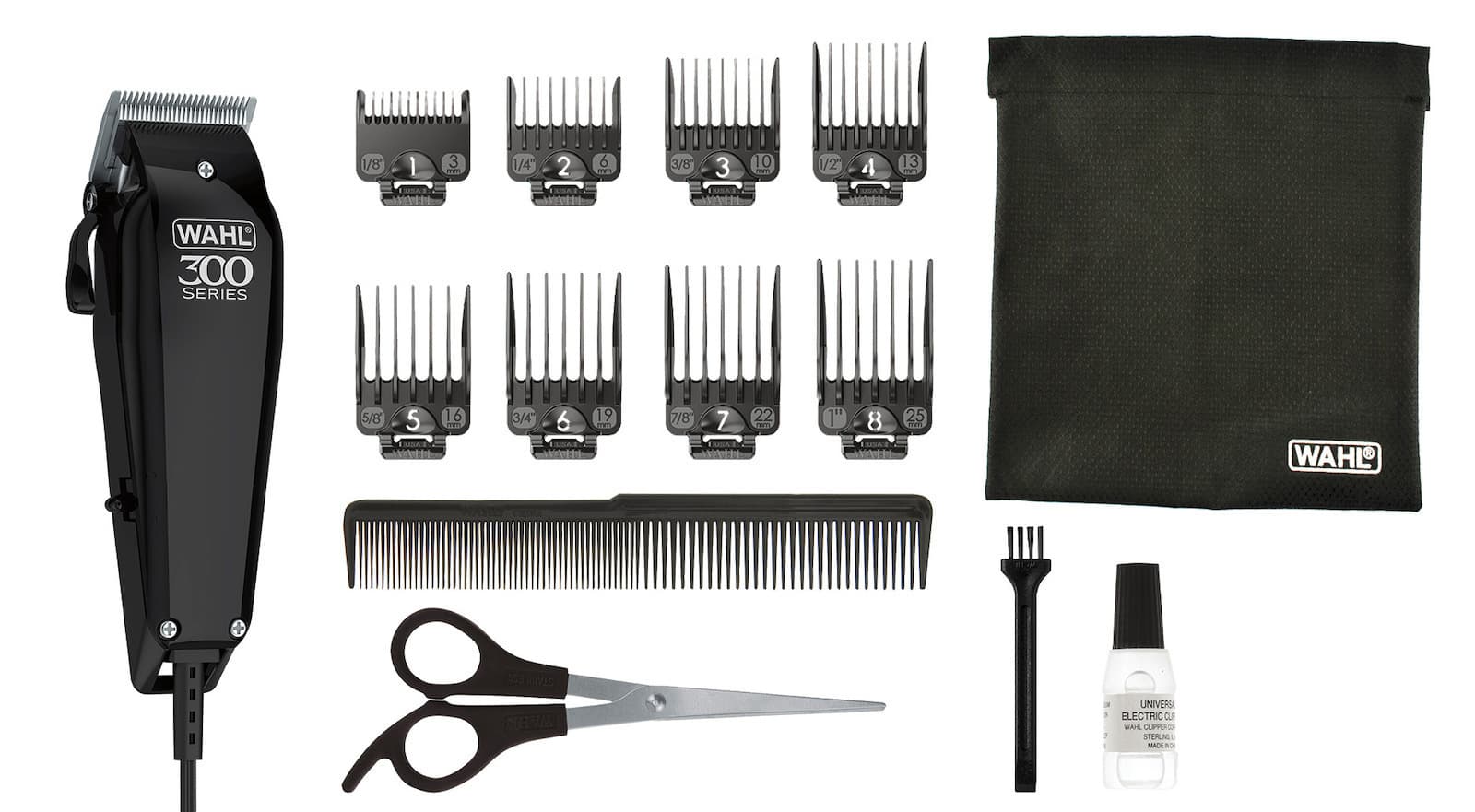 Wahl Professional 300 Series Σετ Κουρευτικής Μηχανής Ρεύματος Μαύρο 20102-0460 2