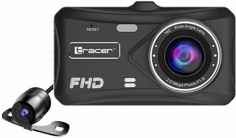 Tracer 4TS FHD CRUX Σετ Κάμερα DVR Αυτοκινήτου 1080P με Οθόνη 4" & Κάμερα Οπισθοπορείας TRAKAM46876