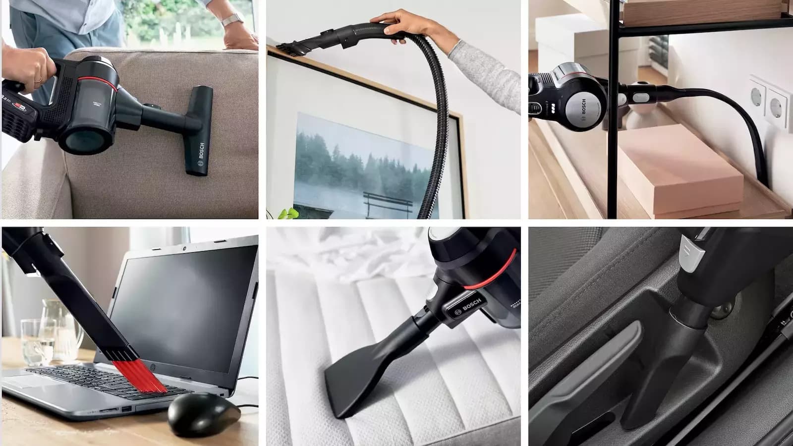 Bosch Unlimited 7 Επαναφορτιζόμενη Σκούπα 2 σε 1 Stick & Χειρός 18V Μαύρη 4
