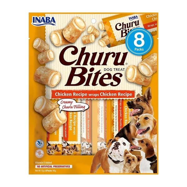 Inaba Churu Bites Λιχουδιές με Κοτόπουλο για Ενήλικες Γάτες 3τμχ 10gr IN724 3