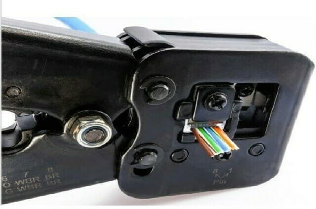 Lanberg Πρέσα Ακροδεκτών Δικτύου RJ12, RJ11, RJ45 με Απογυμνωτή NT-0204 2
