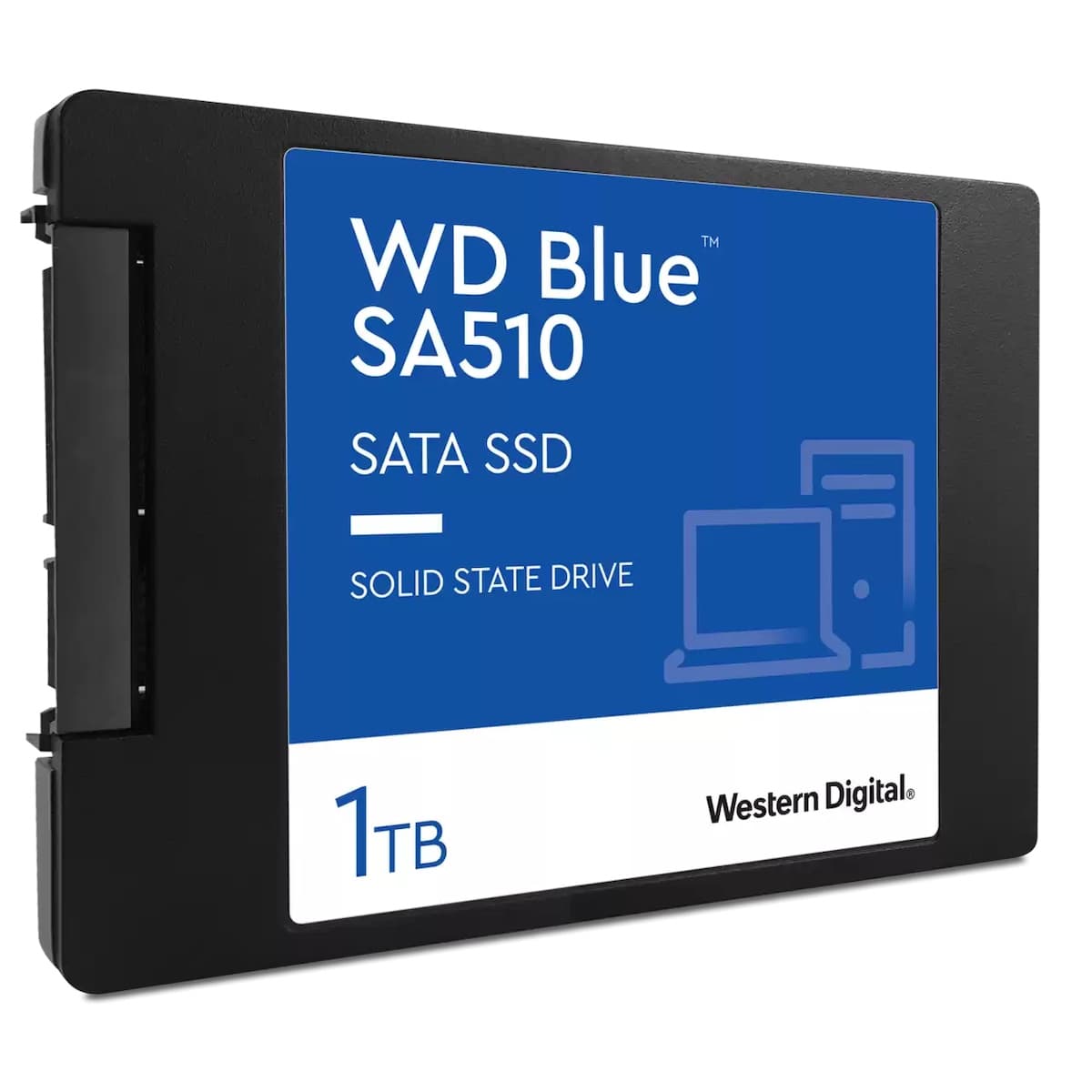 Western Digital SA510 SSD 1TB τύπου 2.5'' με σύνδεση SATA III WDS100T3B0A 3