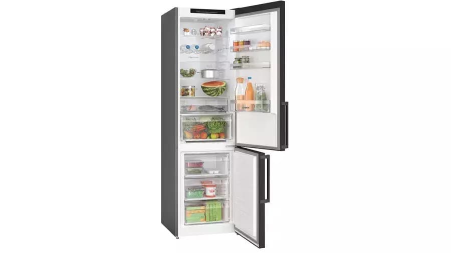 Bosch Ψυγειοκαταψύκτης 363lt NoFrost Υ203xΠ60xΒ66.5εκ. Μαύρος KGN39VXBT 2