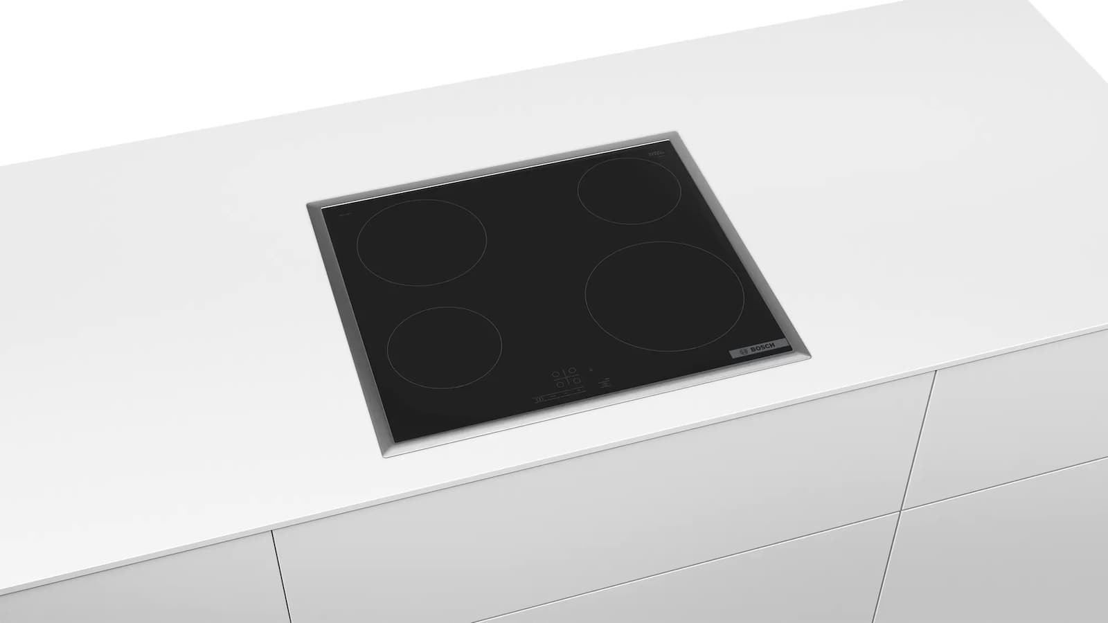 Bosch Serie 4 Κεραμική Εστία με Πλαίσιο Αυτόνομη με Λειτουργία Κλειδώματος 58.3x51.3εκ. PKE645BB2E