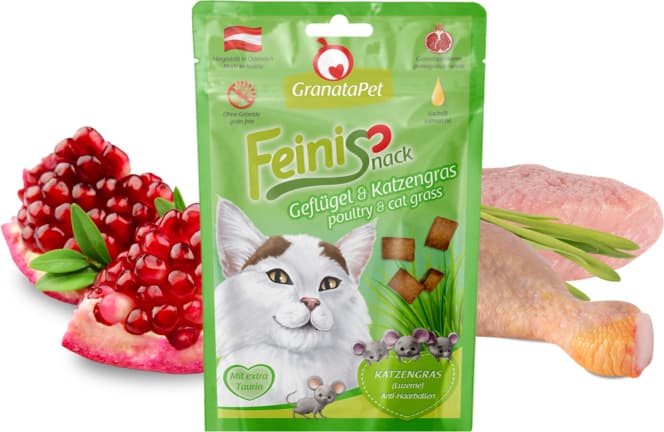 Granata Pet Foods FeiniSnacks Κροκέτα με Κοτόπουλο για Ενήλικες Γάτες 50gr A74-185196 2
