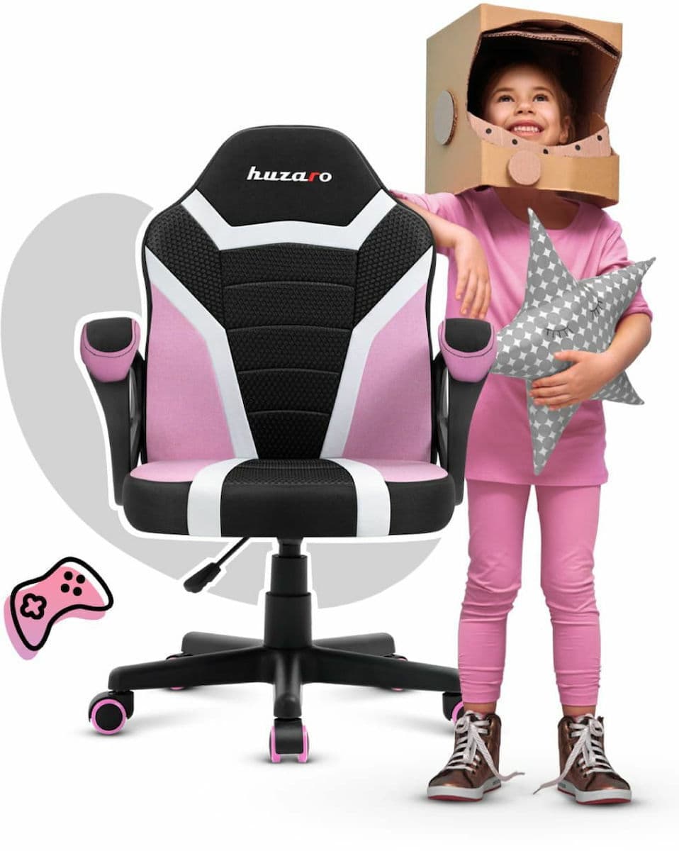 Huzaro Ranger 1.0 Υφασμάτινη Καρέκλα Gaming Pink Mesh 5