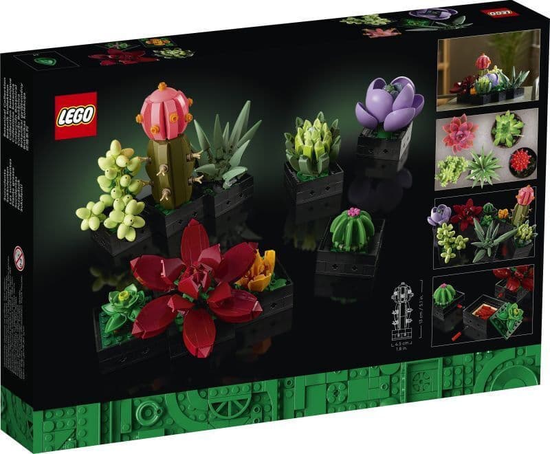 LEGO Creator Succulents για 18+ Ετών 771τμχ 10309 12
