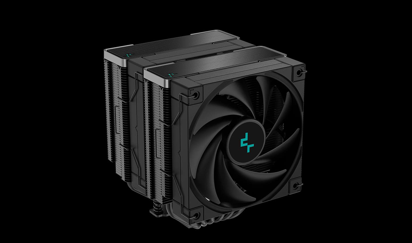 Deepcool AK620 Zero Dark Ψύκτρα Επεξεργαστή Διπλού Ανεμιστήρα για Socket AM4/AM5/1200/115x/1700 3