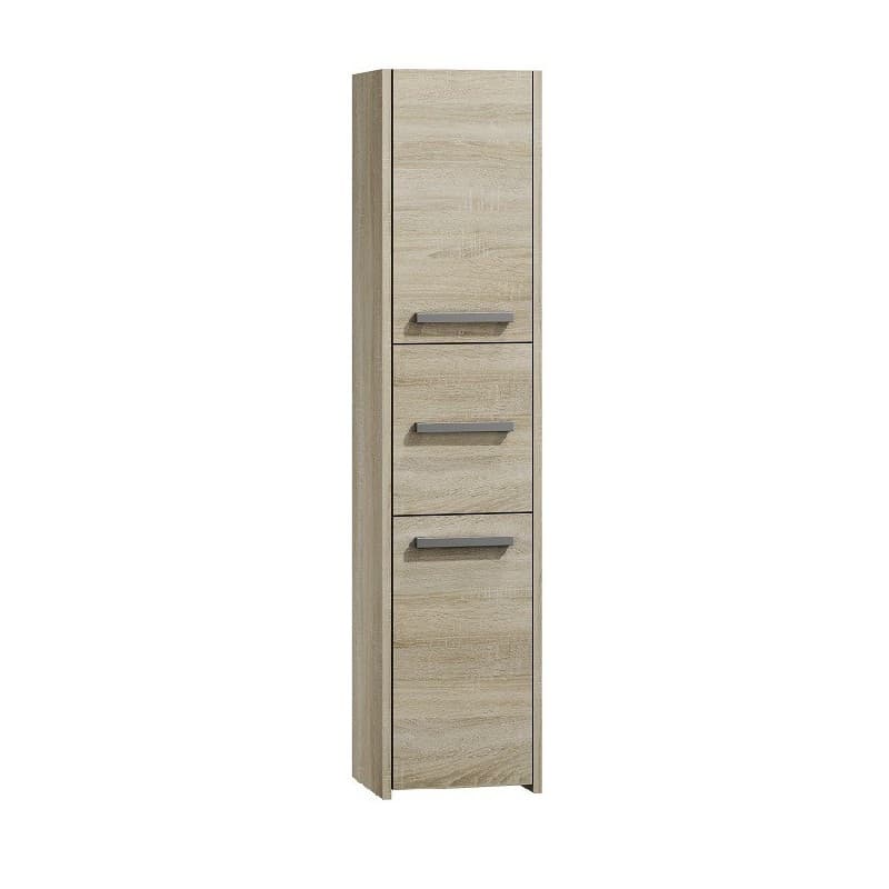 Topeshop S43 Στήλη Μπάνιου Τοίχου Μ40xΒ30xΥ170cm Sonoma 4