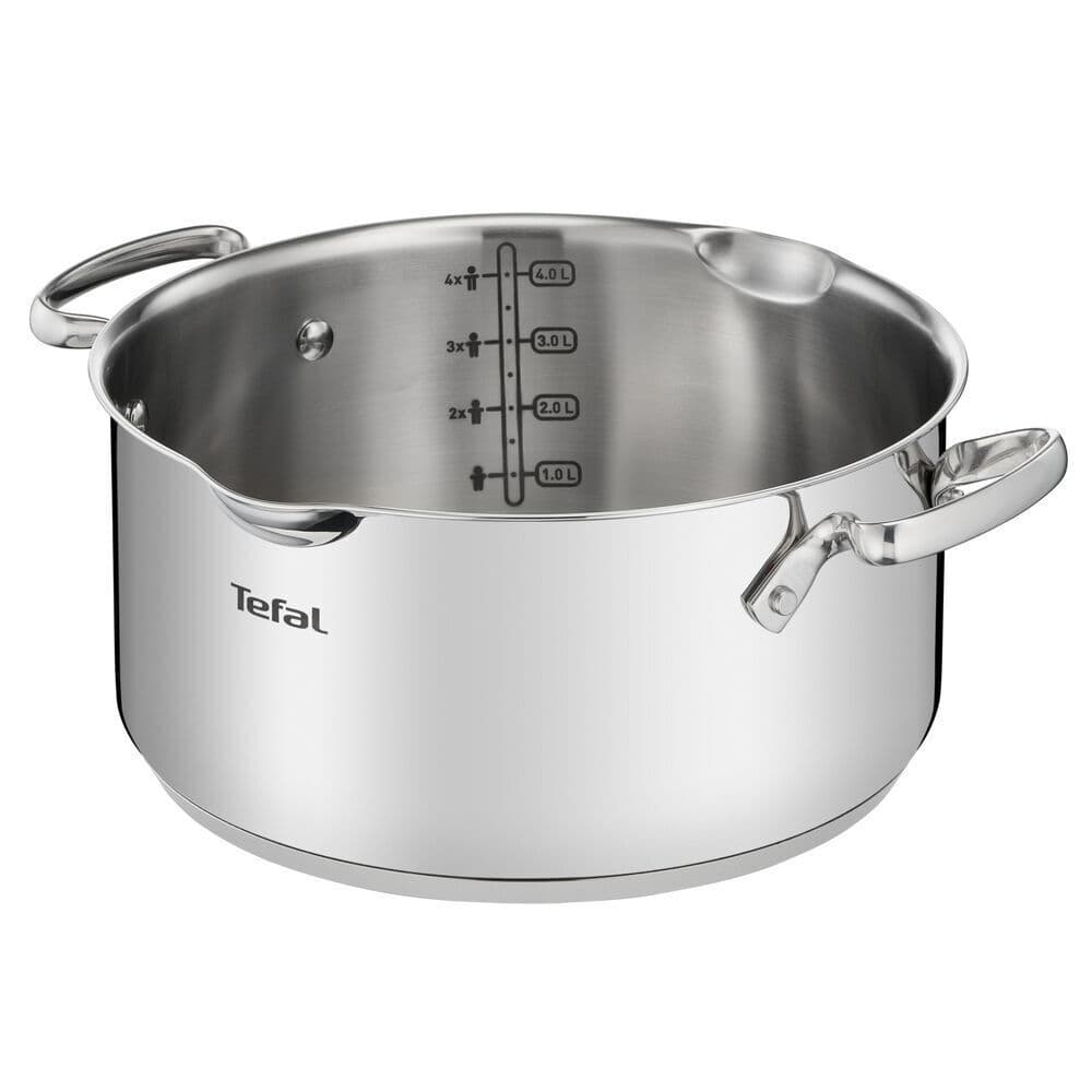 Tefal Duetto+ Σετ Κατσαρόλες από Ανοξείδωτο Ατσάλι Ασημί 4τμχ 3