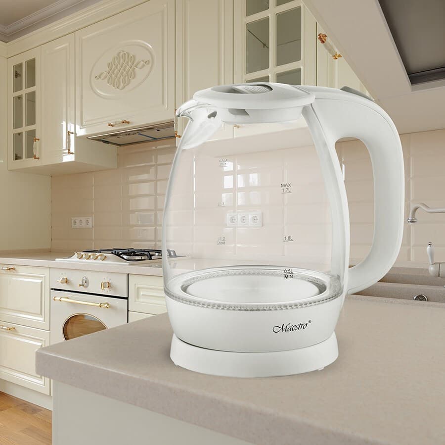 Maestro MR063 White Βραστήρας 1.7lt 2200W Λευκός 5