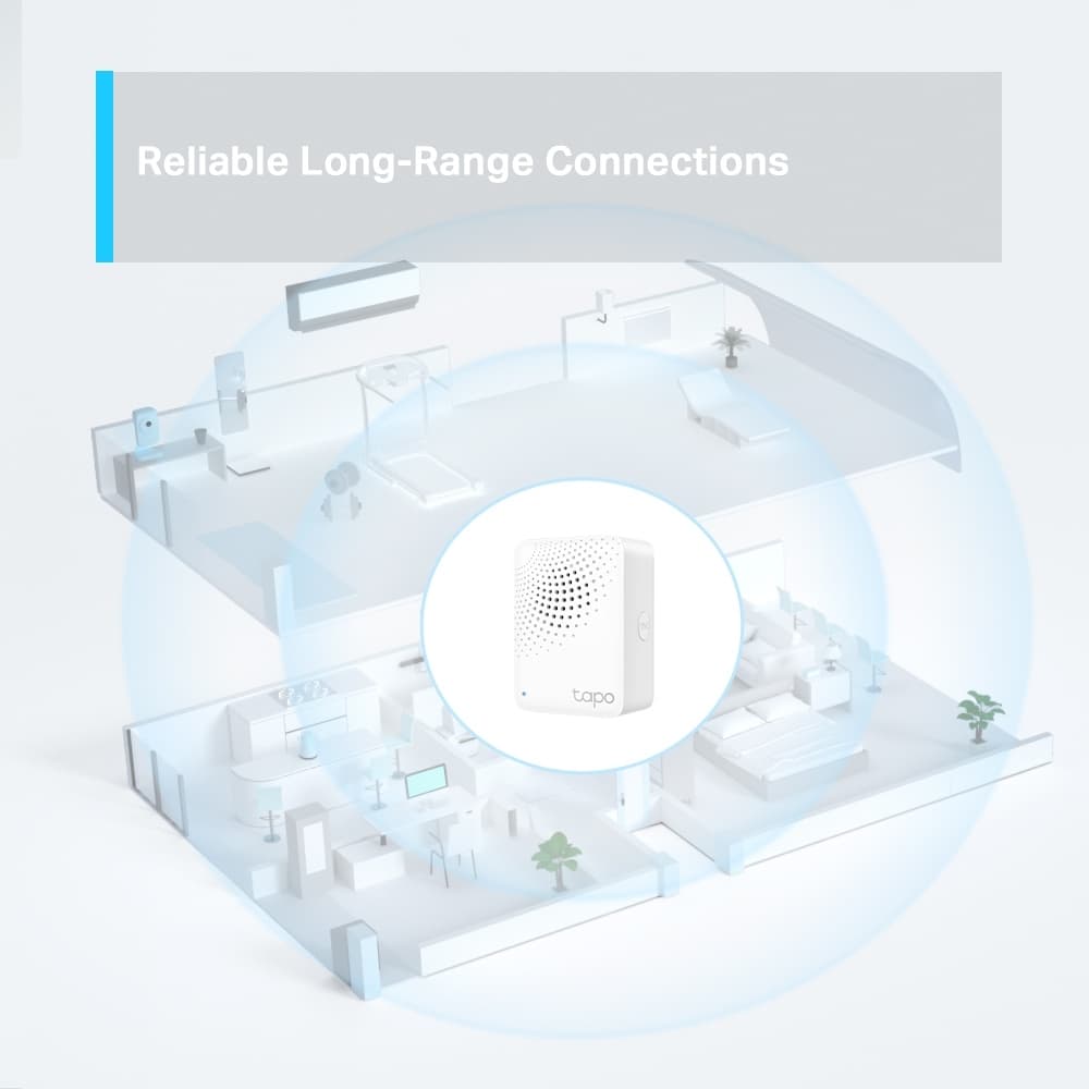 TP-LINK Tapo H100 v1 Smart Hub Wi-Fi TAPO H100 3