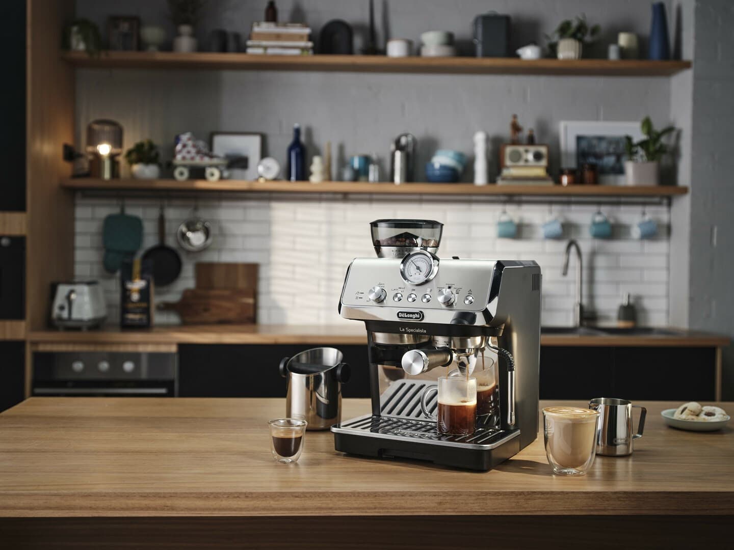 De'Longhi La Specialista Arte Αυτόματη Μηχανή Espresso 1400W Πίεσης 15bar με Μύλο Άλεσης Ασημί EC9155.MB 8