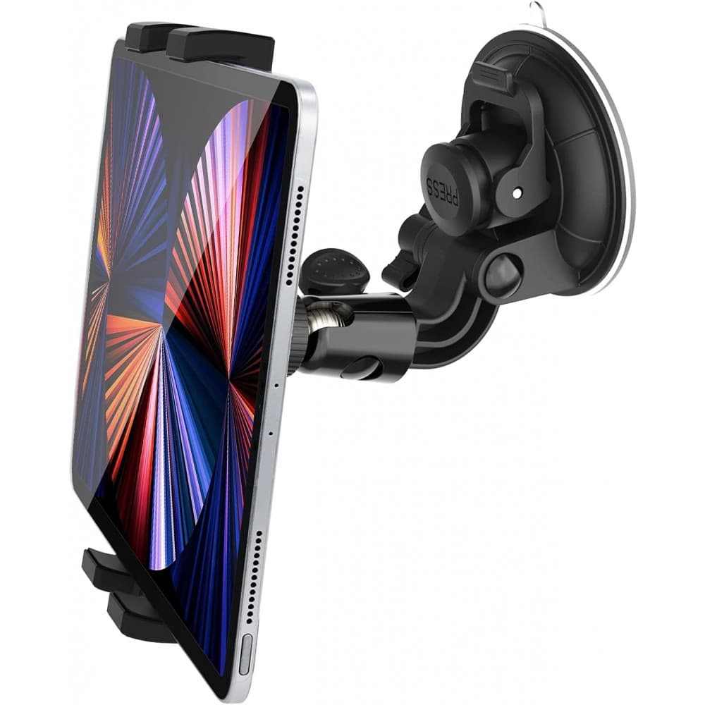 Techly windscreen mount holder for Tablet Βάση Κινητού & Tablet Αυτοκινήτου 7" - 10.1" με Ρυθμιζόμενα Άγκιστρα Μαύρη 301009 3