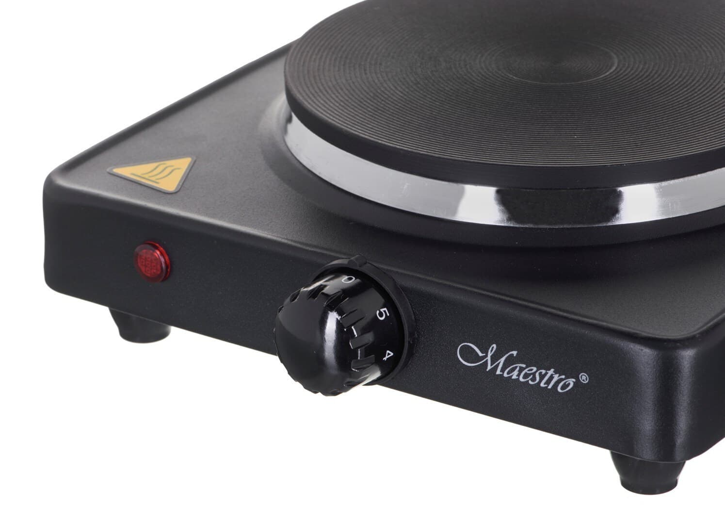 Maestro MR-771-1 Επιτραπέζια Εστία Εμαγιέ Μονή Μαύρη MR-771-1 4