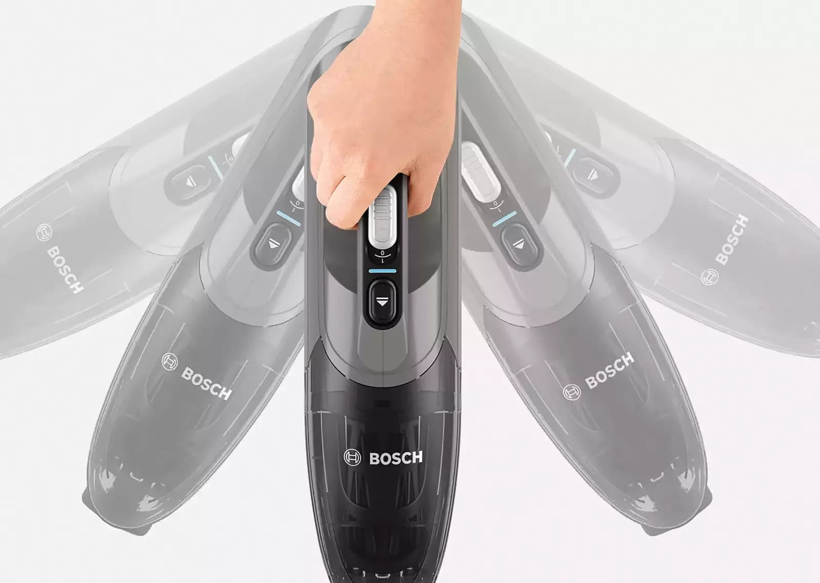 Bosch Readyy'y Serie 2 Επαναφορτιζόμενη Σκούπα 2 σε 1 Stick & Χειρός 14.4V Γκρι 8
