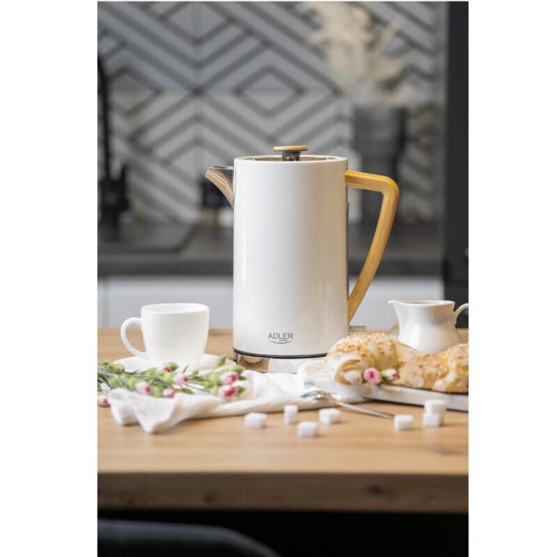 Adler Βραστήρας 1.7lt 1347W Λευκός AD 1347 8