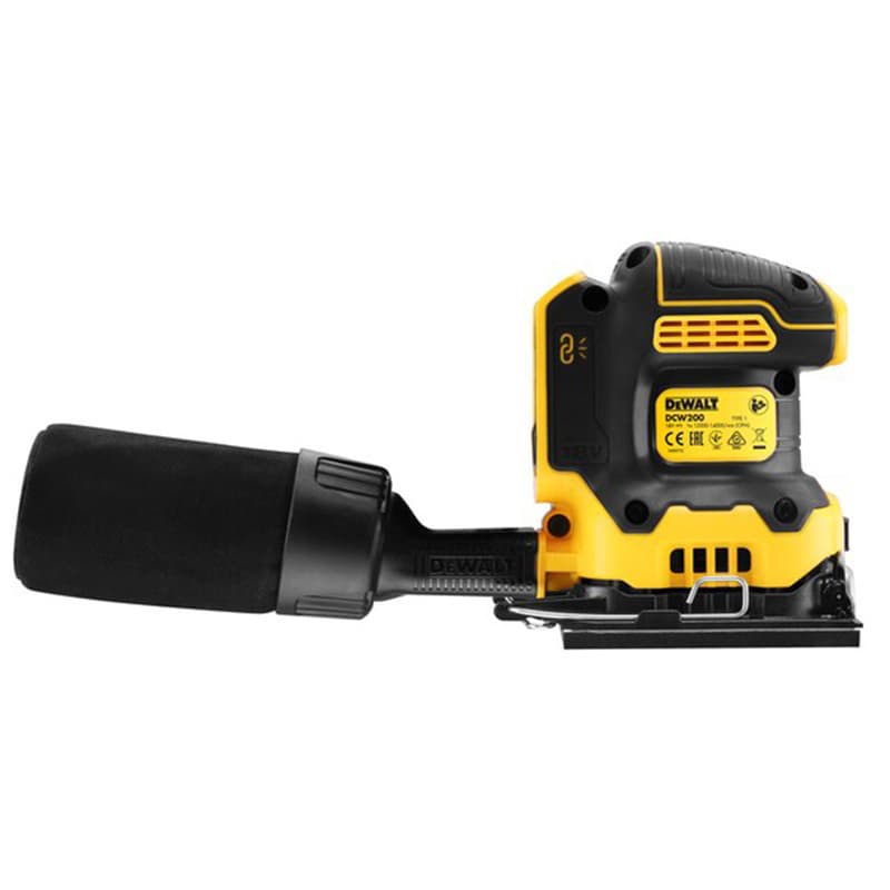 DEWALT DCW200NT Παλμικό Τριβείο Χούφτας Solo με Ρύθμιση Ταχύτητας και με Σύστημα Αναρρόφησης 6