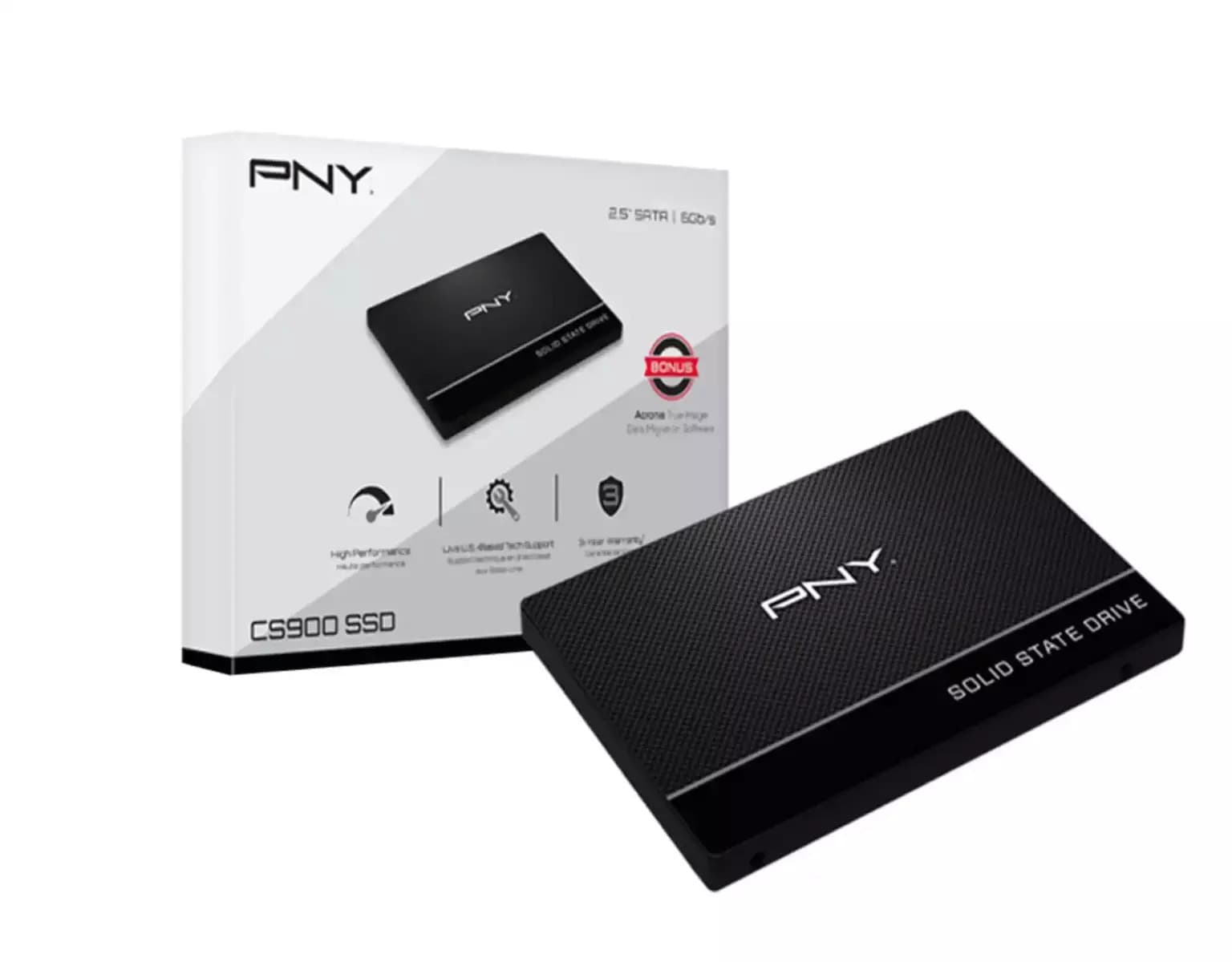 PNY CS900 SSD 250GB τύπου 2.5'' με σύνδεση SATA III SSD7CS900-250-PB 2