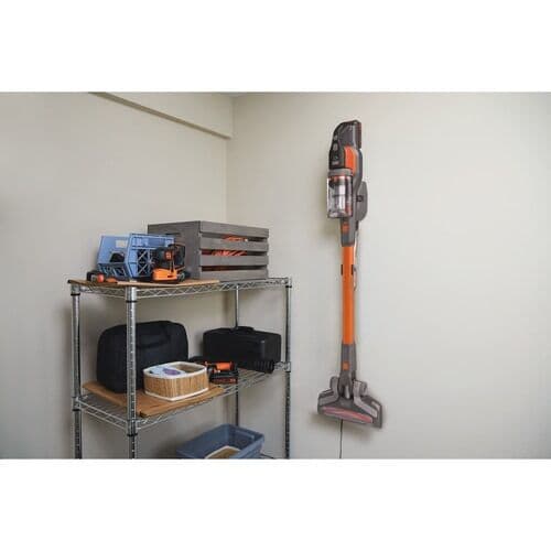 Black & Decker BHFEV182C Επαναφορτιζόμενη Σκούπα 2 σε 1 Stick & Χειρός 18V Πορτοκαλί 16