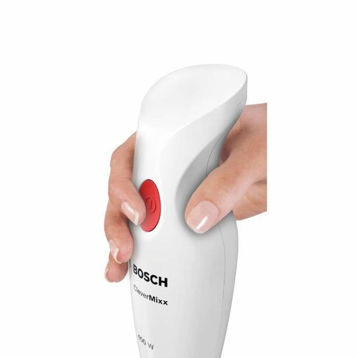 Bosch CleverMixx Ραβδομπλέντερ με Πλαστική Ράβδο 400W Λευκό