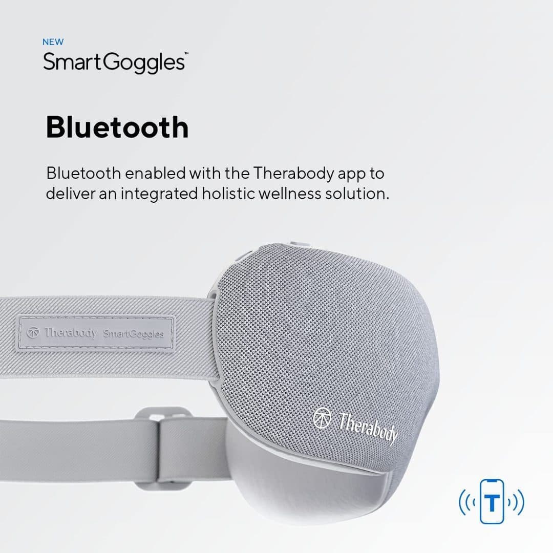 PowerDot SmartGoogles Συσκευή Μασάζ Shiatsu για το Σώμα με Υπέρυθρη Θερμότητα και Δόνηση Γκρι TM03350-01 4