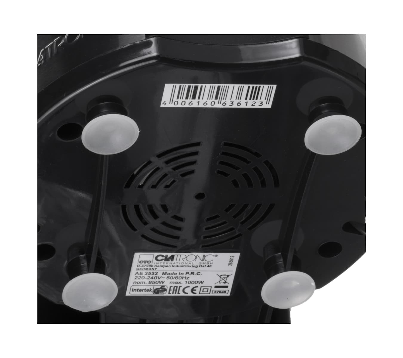 Clatronic AE 3532 263612 Αποχυμωτής 1000W Inox Ασημί 9