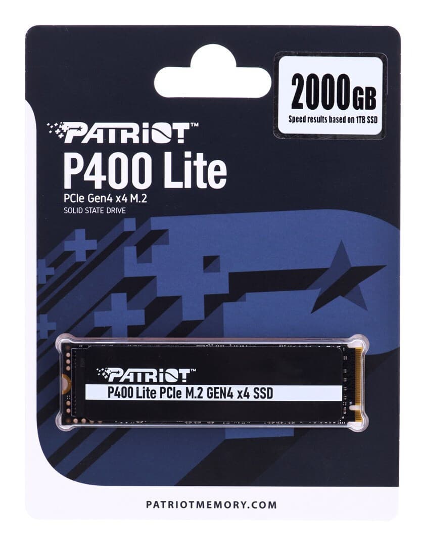 Patriot Viper VP400 Lite SSD 2TB τύπου M.2 με σύνδεση PCI Express 4.0 P400LP2KGM28H 4