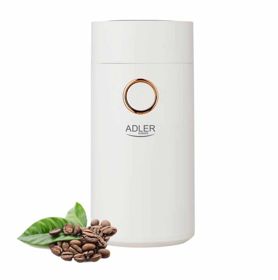Adler AD 4446WG Ηλεκτρικός Μύλος Καφέ 150W με Χωρητικότητα 75gr Λευκός 2