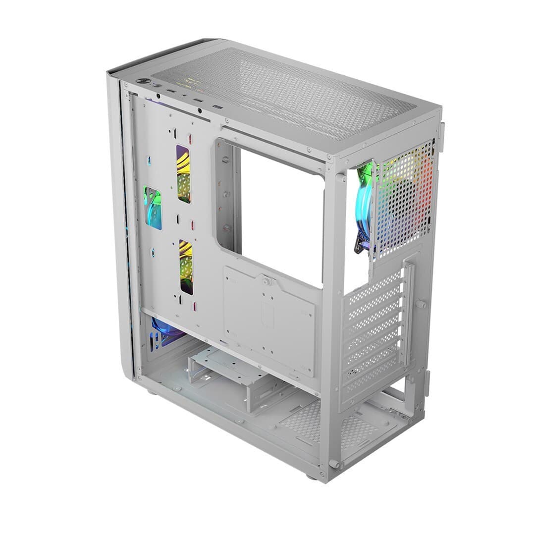 Logic Aramis ARGB Gaming Midi Tower Κουτί Υπολογιστή με Πλαϊνό Παράθυρο Λευκό 15